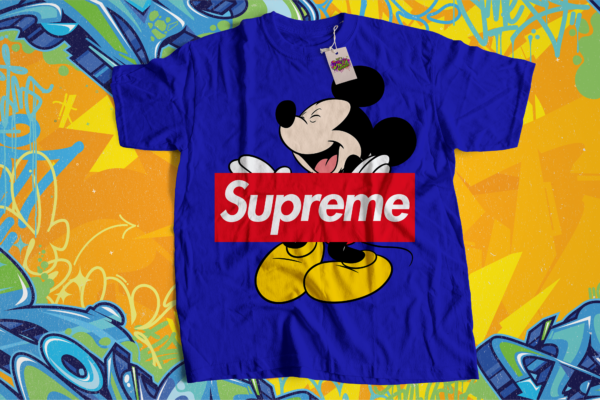 Micky Mouse Supreme T Shirt